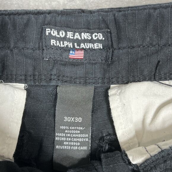 VTG Polo Ralph Lauren Military Surplus Paratrooper Cargo Utility Pant’s 30x27 - Picture 14 of 15